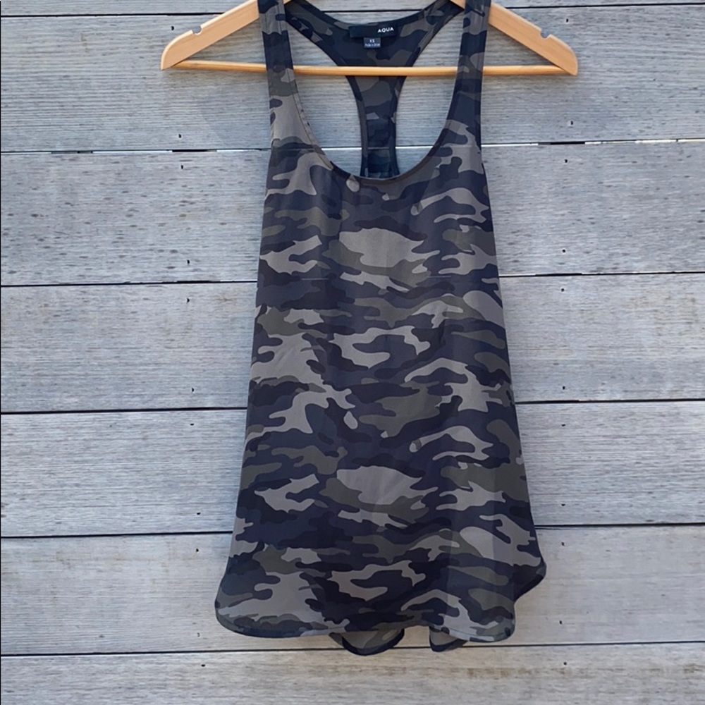 Grey camp woman’s tank top